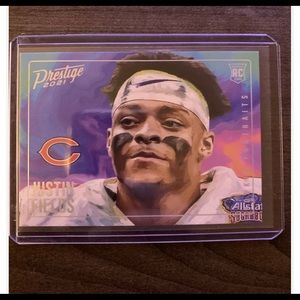 Justin Fields panini rookie portraits trading card Rp-4